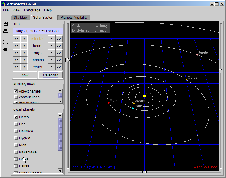 Interactive Sky Chart